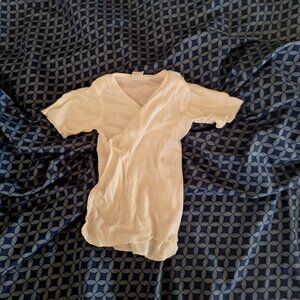 bonnie baby white onesie 3 months